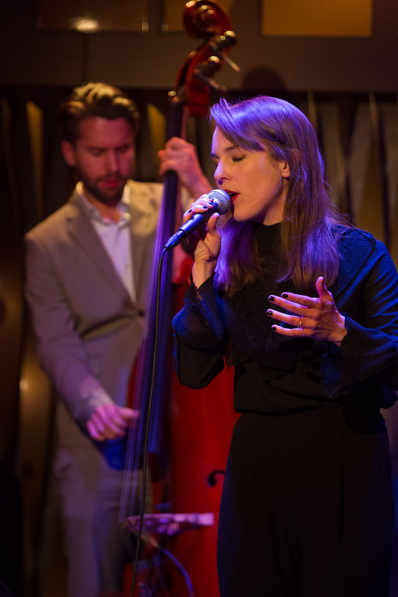 Isabella Lundgren at the Stuttgart Bix Jazzclub